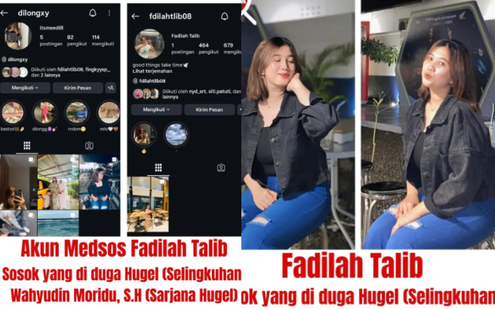 Fadila Talib hugel Wahyudin Moridu